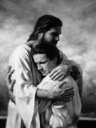 Savior's embrace